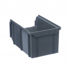 Пластиковый ящик Стелла-техник V-2-серый 234х149х120мм, 3,8 литра