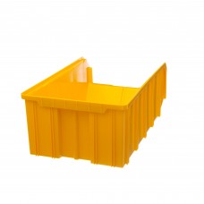 Пластиковый ящик Стелла-техник V-4-желтый 502х305х184мм, 20 литров